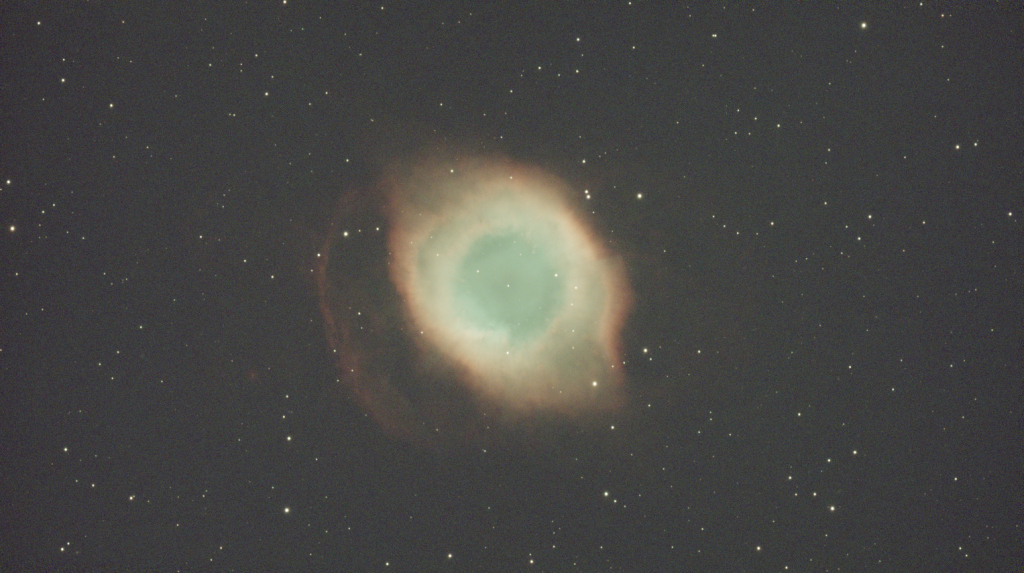 C63 NGC 7293 Helix / Eye of God planetary nebula in 3nm dual narrowband - STF Preview - Askar 91F APO Refractor