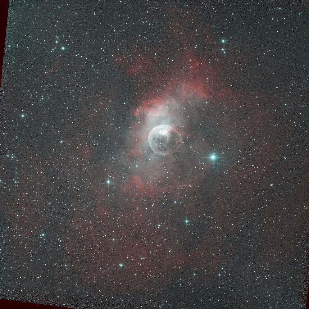 Bubble Nebula NGC 7635 - STF Preview - Bresser Messier 203/1200