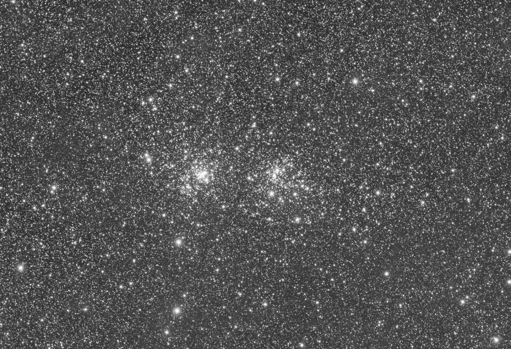 Double Cluster with Dust and Ha (NGC 869 and NGC 884) - STF Preview - Sky Rover 130 SA