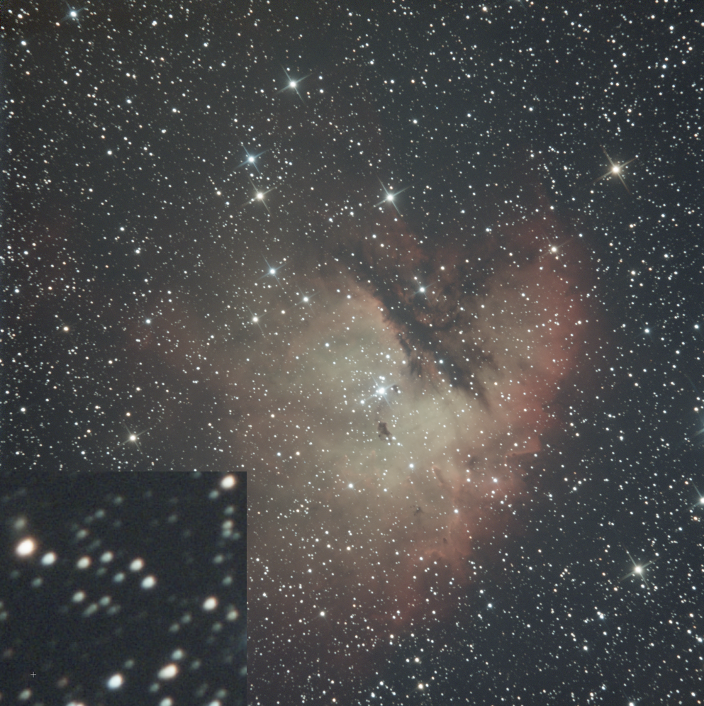 NGC281 lrvb - STF Preview - TS optics UNC 150/750