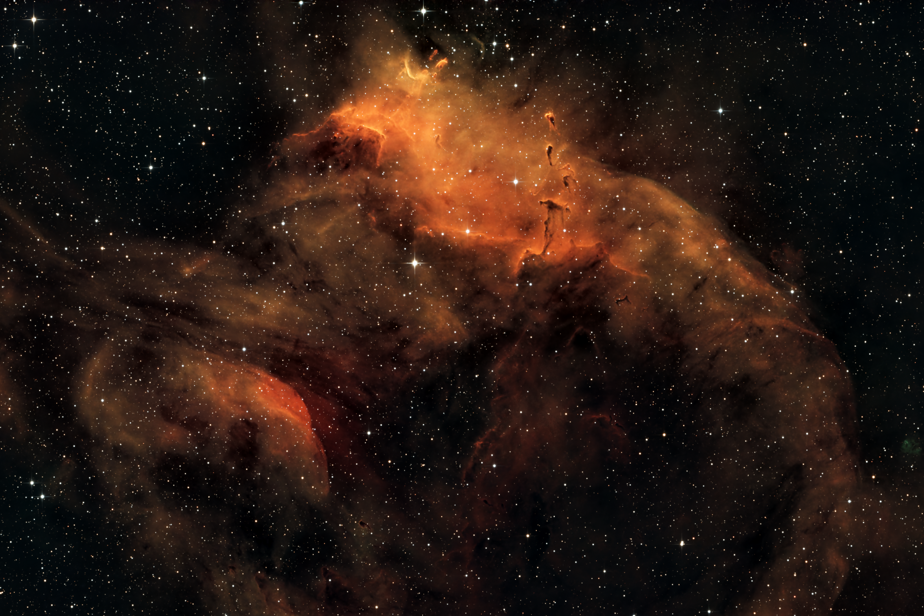 Gum 37 / NGC 3572 - Southern Tadpoles