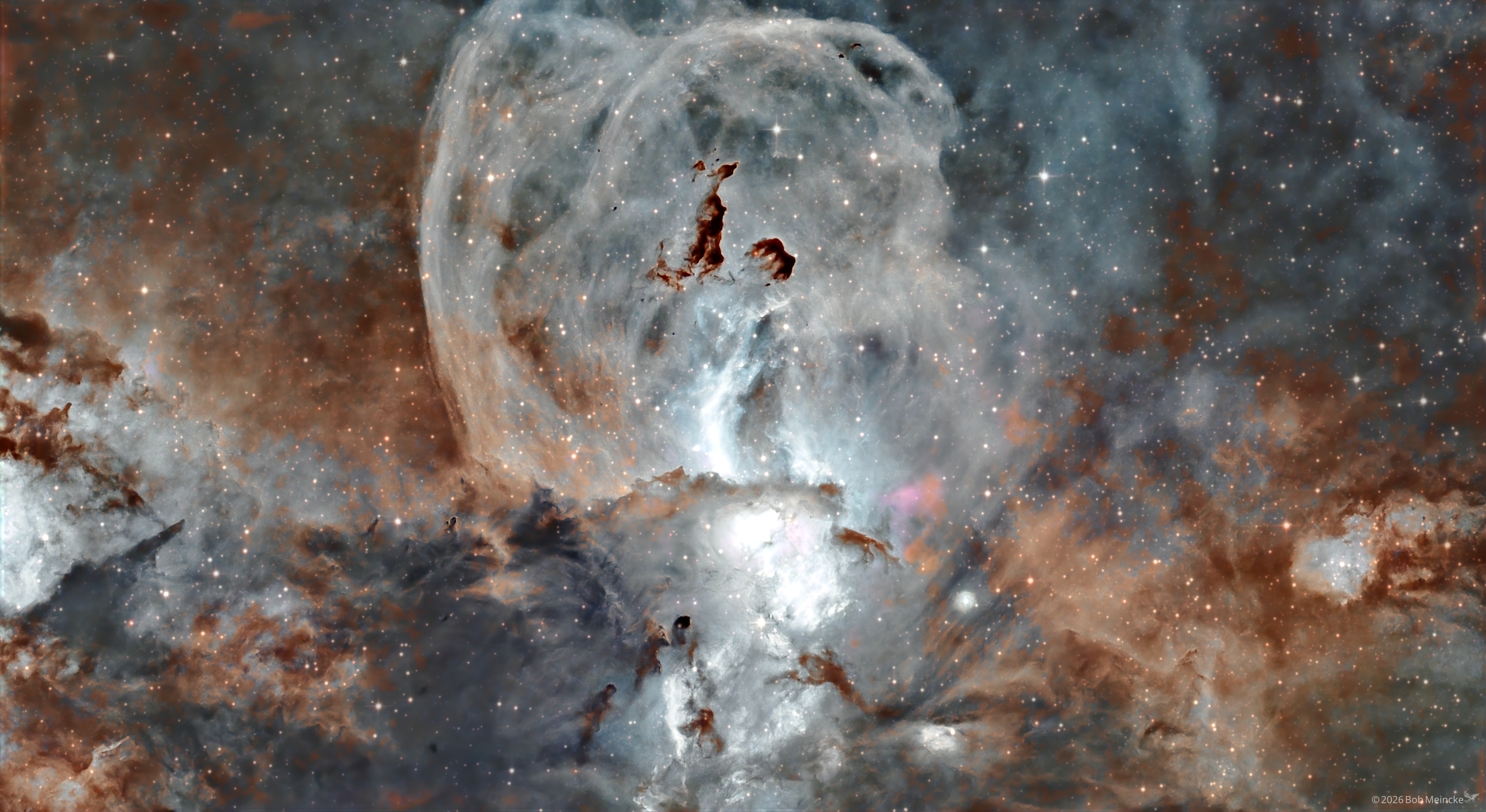 NGC 3576 — Liberty’s Experiment Against the Storm