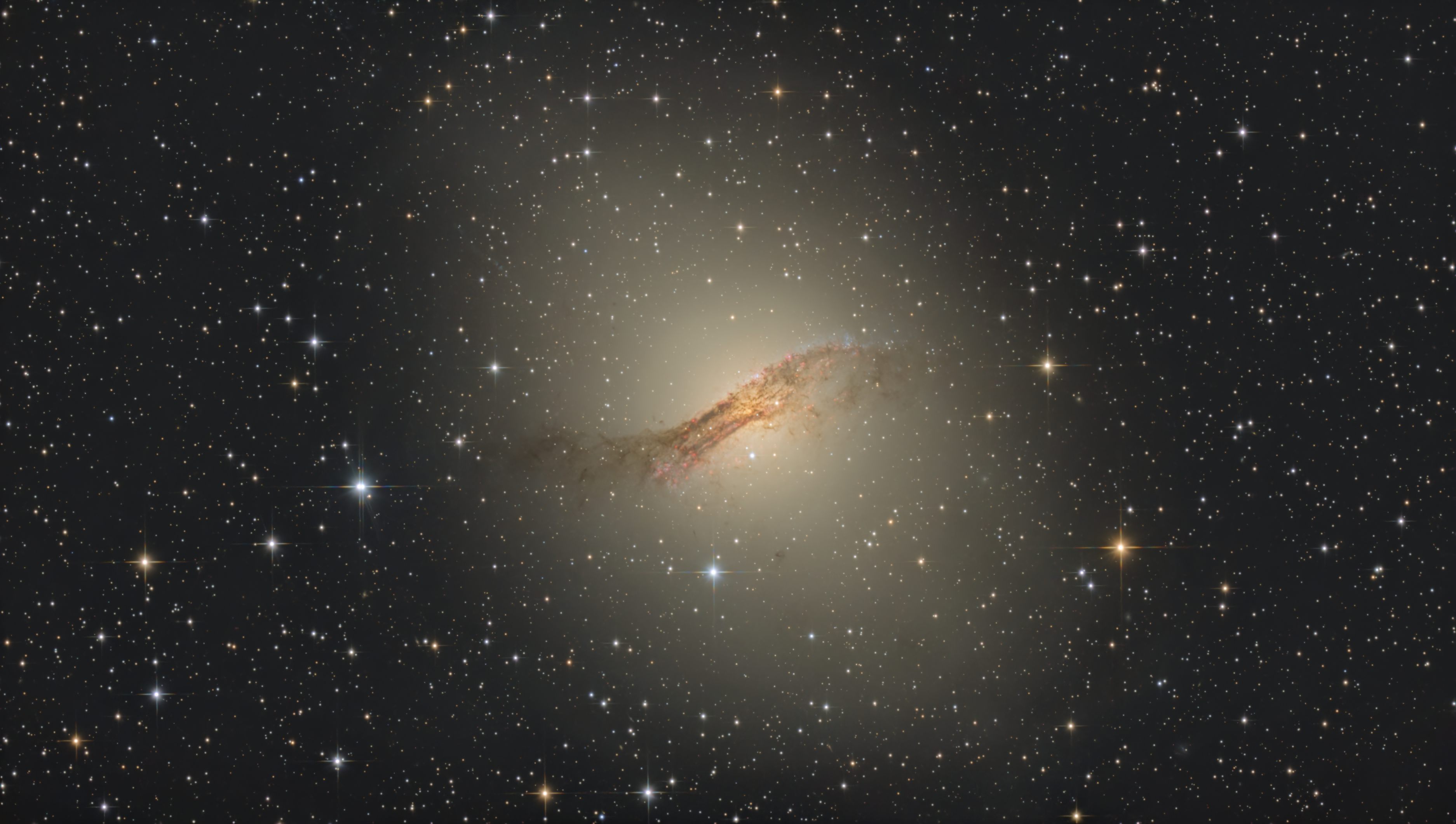 NGC 5128 Centaurus A with Ha