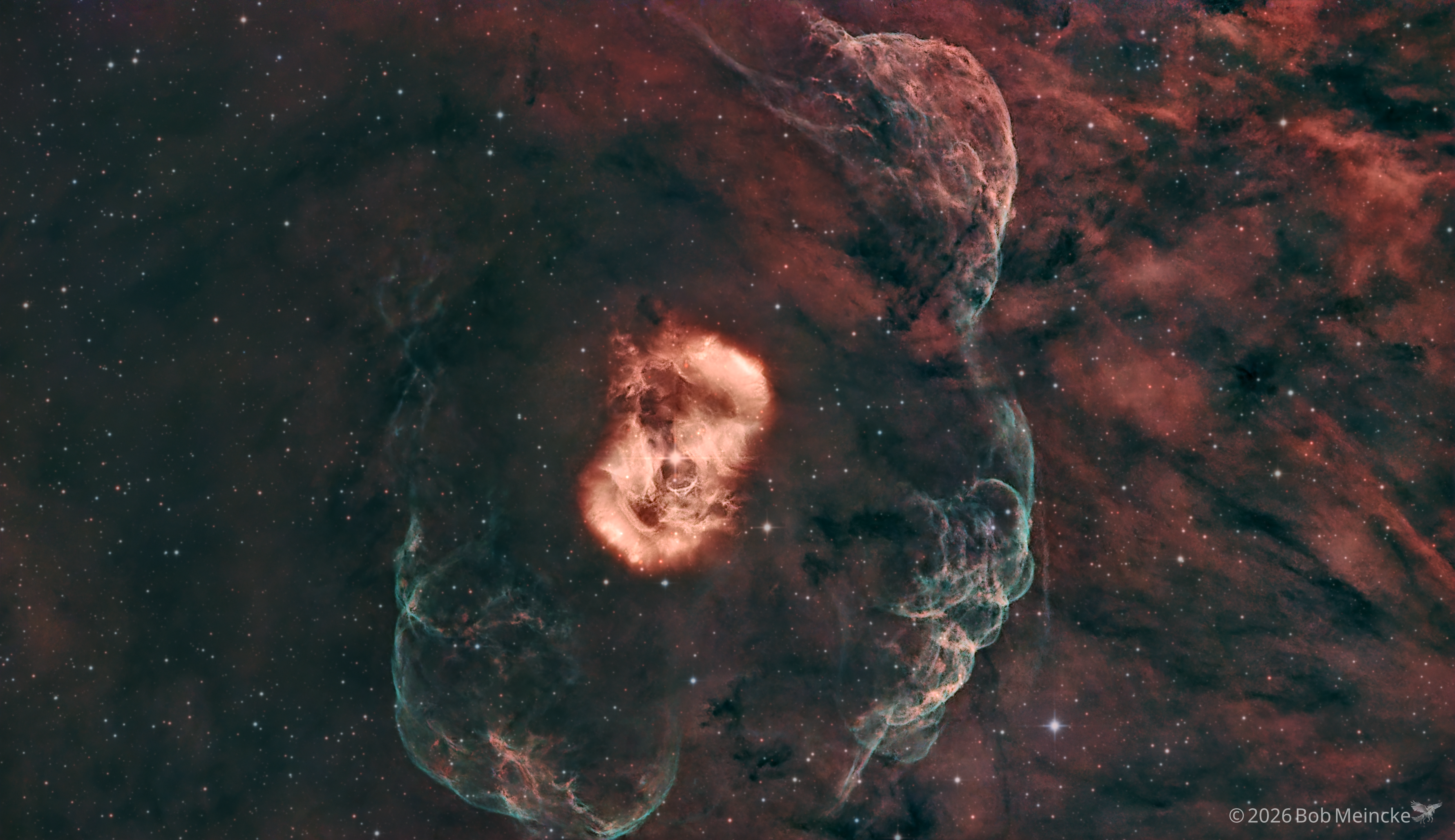 NGC 6164 — The Dragon Hatchling