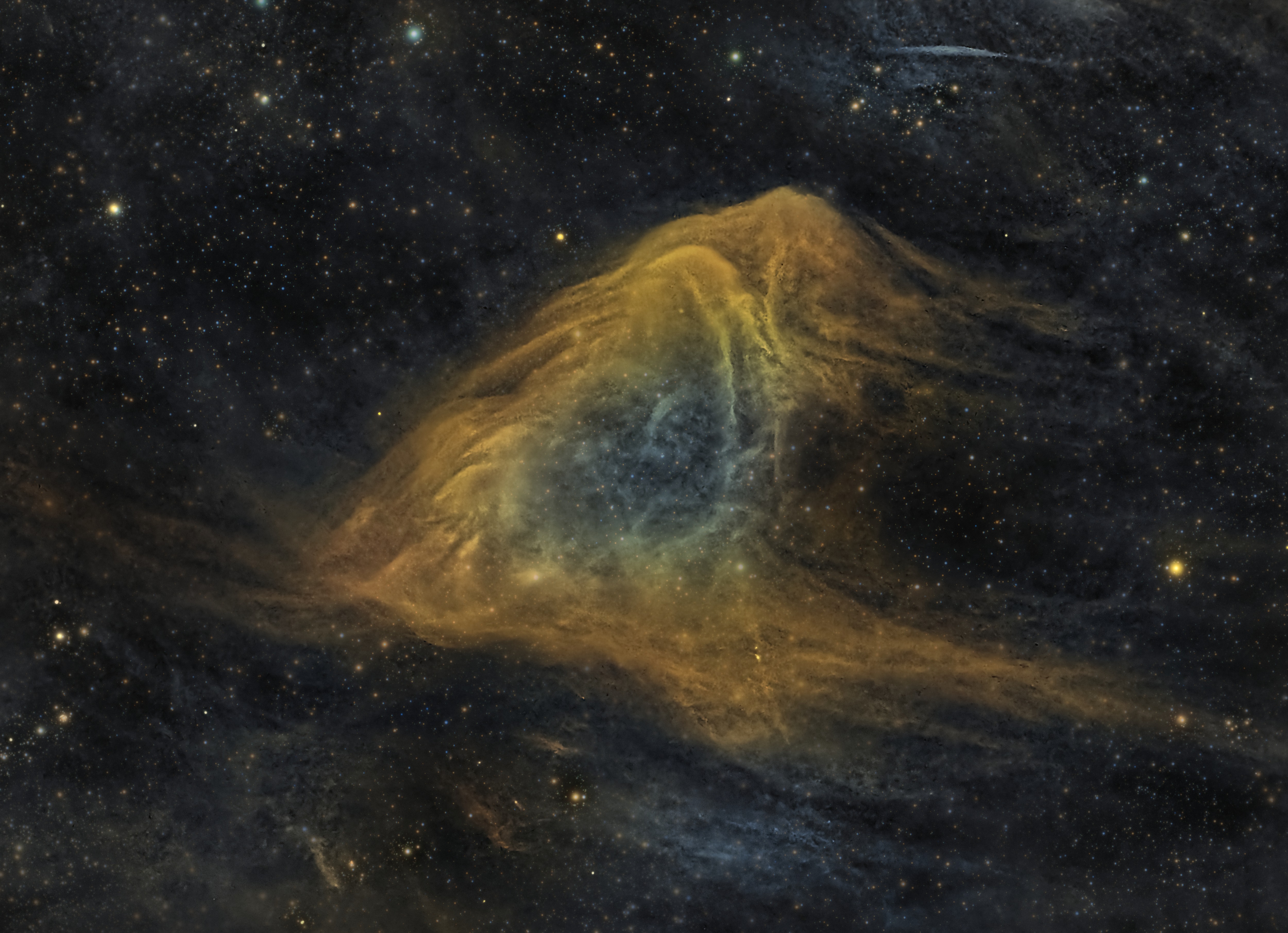Sh2-63 Eagle Ray Dust Nebula