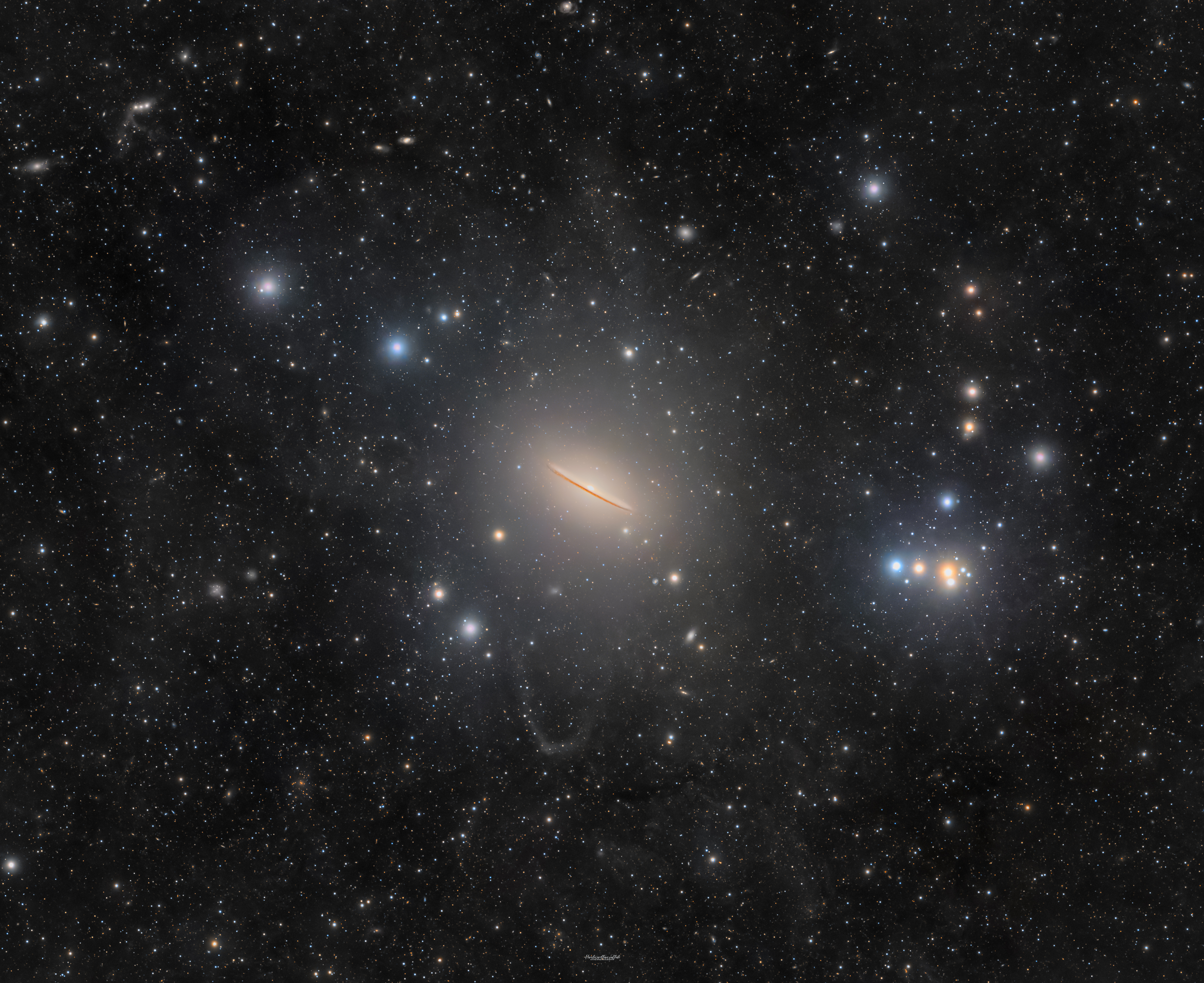 Sombrero Galaxy (M104) with Tidal Streams