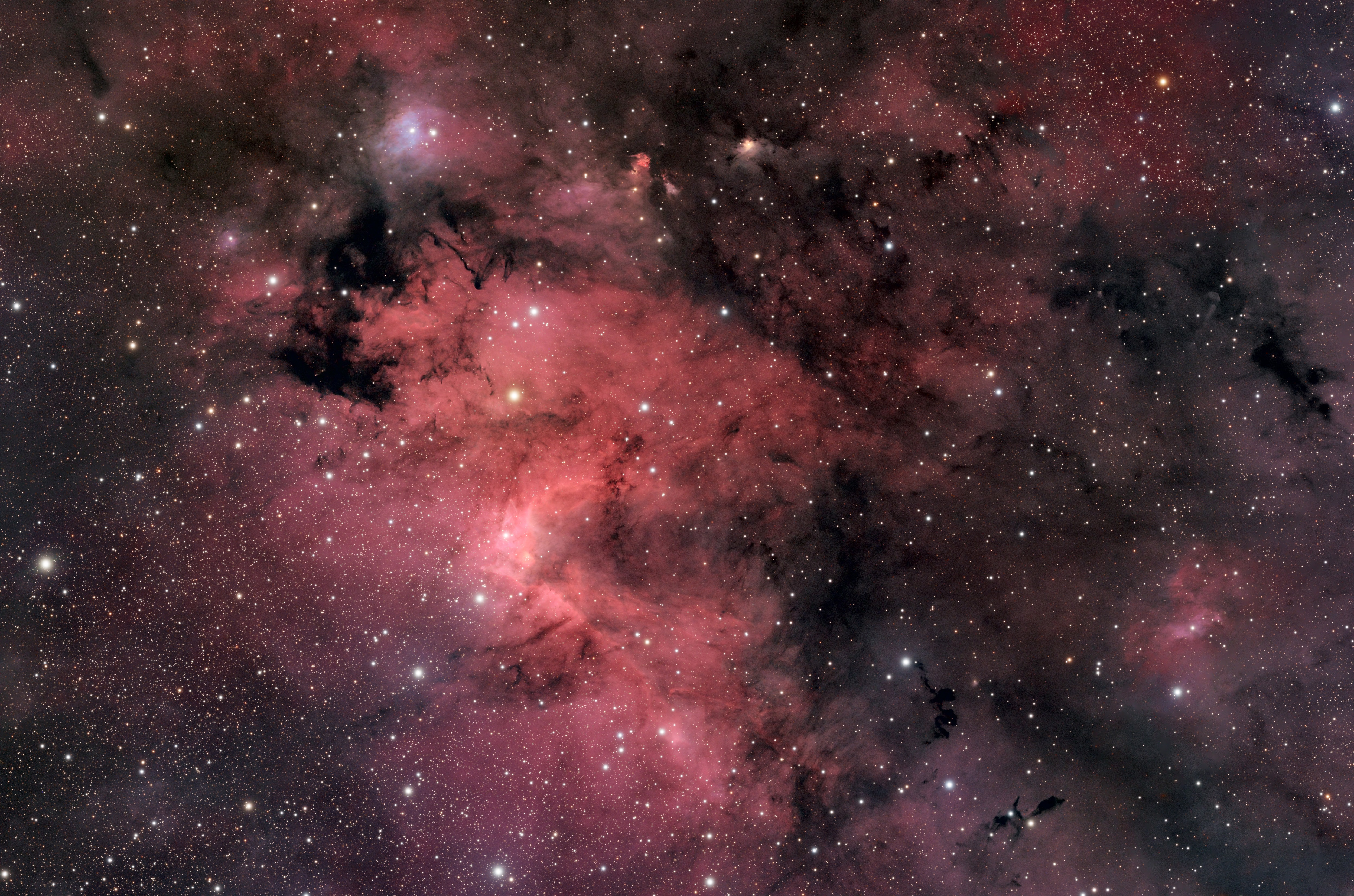 The Cave Nebula, Sh2-155